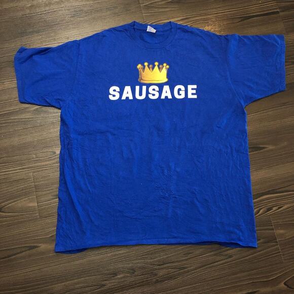 Port & Company Other - Men’s Blue ‘Sausage Crown” Graphic Tee